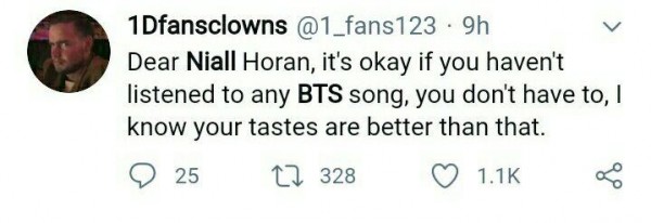 Niall Horan Mendapat Kecaman dari Penggemar BTS Setelah Mengungkap Dia Belum Menonton Lagu Baru Grup