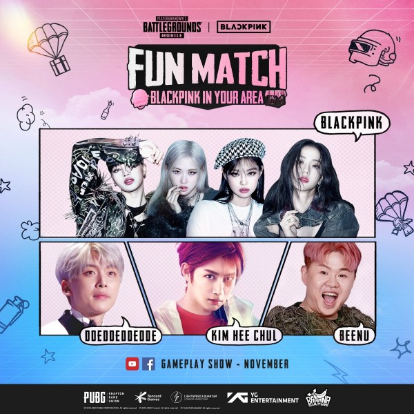 Blackpink Dan Kim Heechul Akan Bermain Pubg Mobile Di Fun Match Todaykpop Com