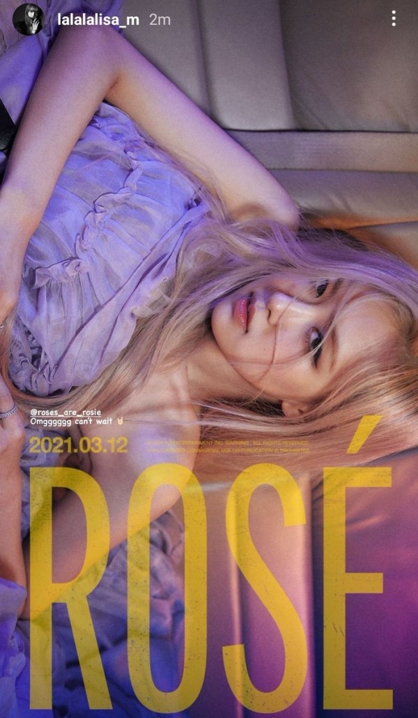 BLACKPINK Rosé Konfirmasi Tanggal Debut Solo