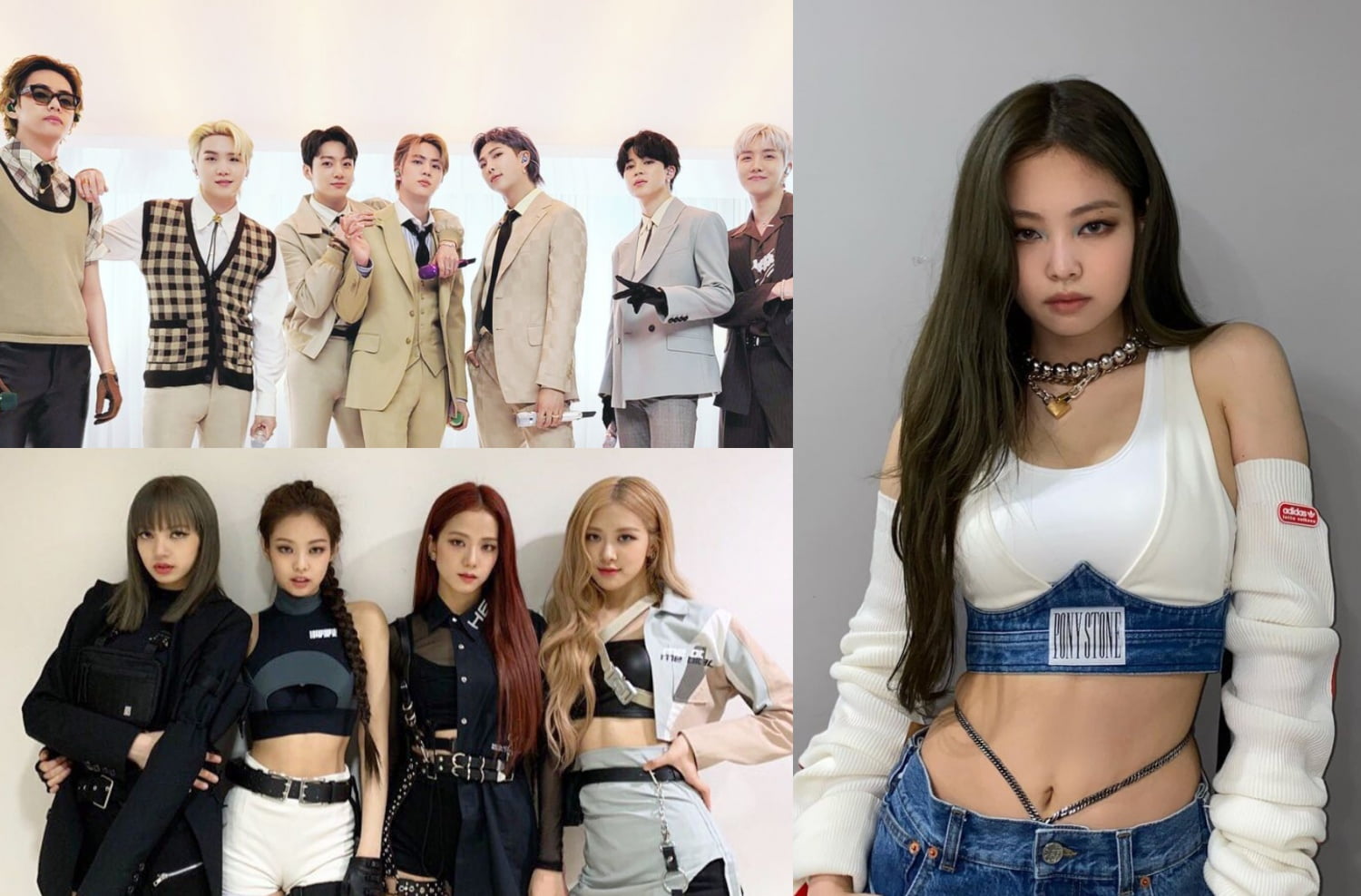 BTS, BLACKPINK, Jennie