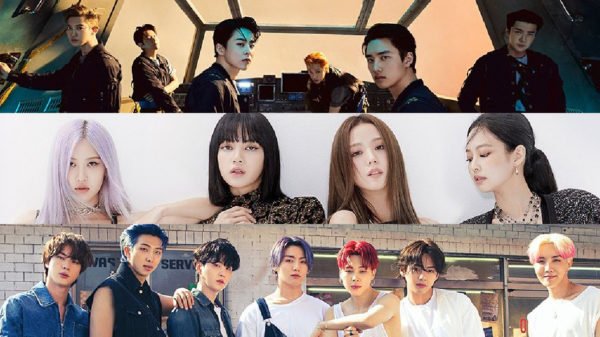EXO, BLACKPINK, BTS