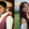J.Y. Park and Kim Sejeong