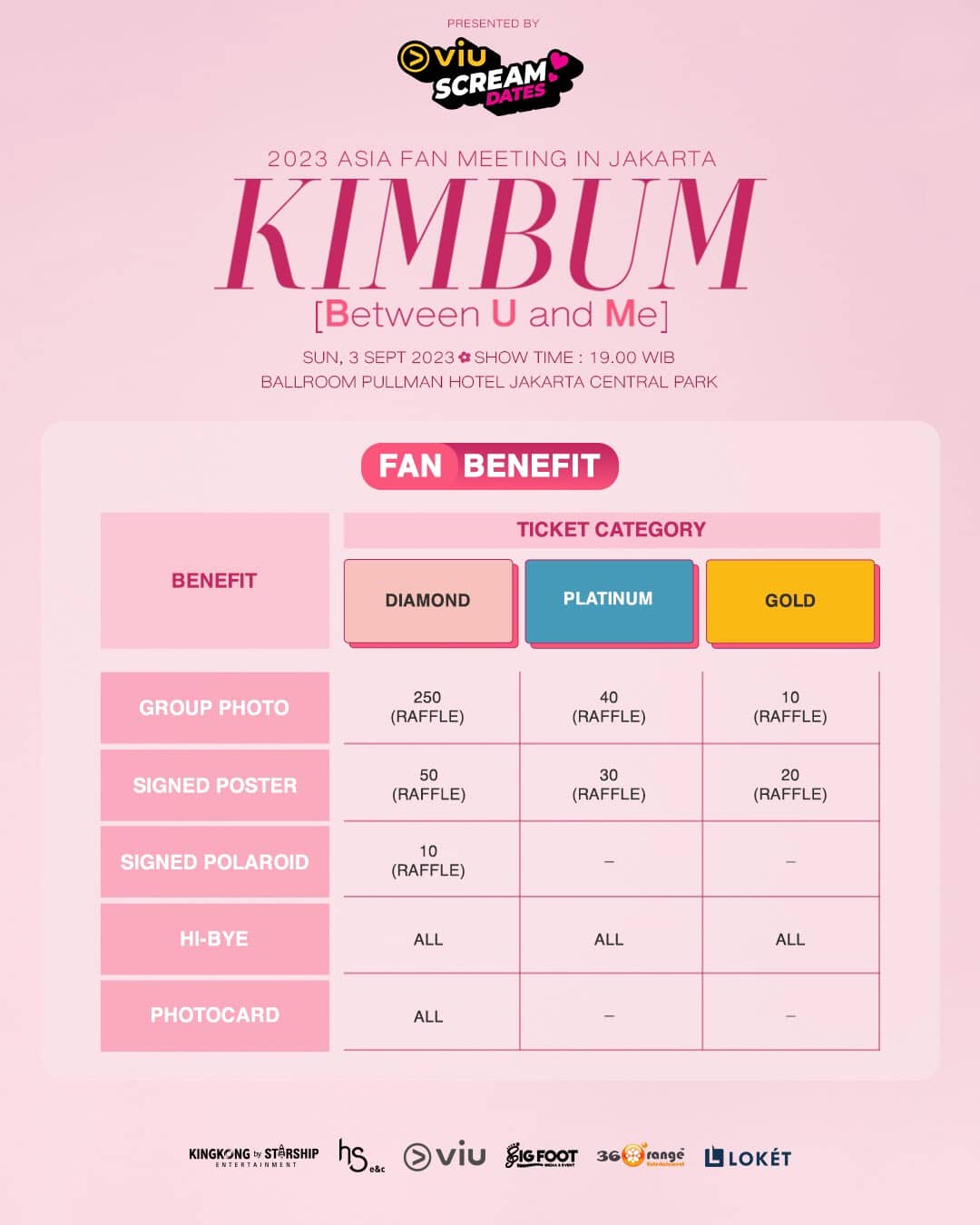 Viu Scream Dates Hadirkan Bintang Drakor, Kim Bum, Pada 3 September 2023, Ini Harga Tiketnya